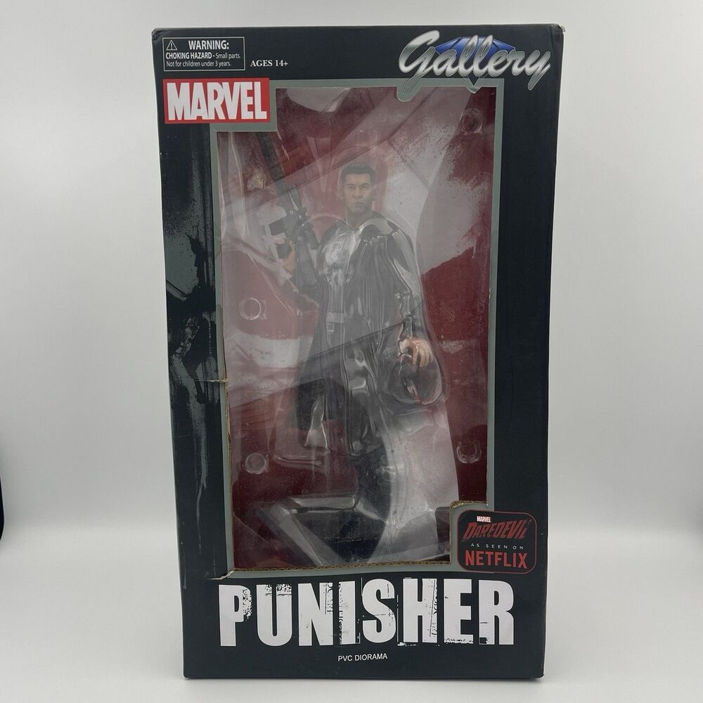 Marvel Gallery Punisher PVC Figure Statue [Netflix Version] Bernthal NEW Sealed